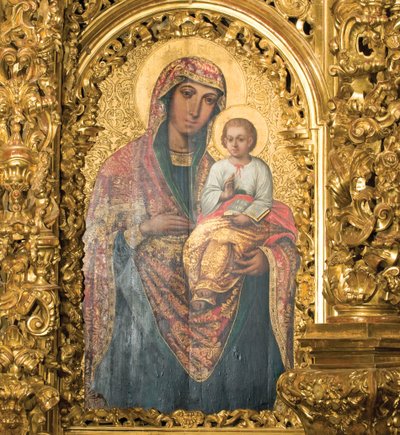 Holy Mother with a Child by Unbekannt Unbekannt